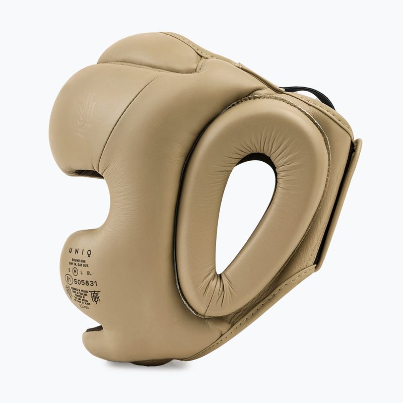 Bokso šalmas UNIQ Full Coverage classic beige 2