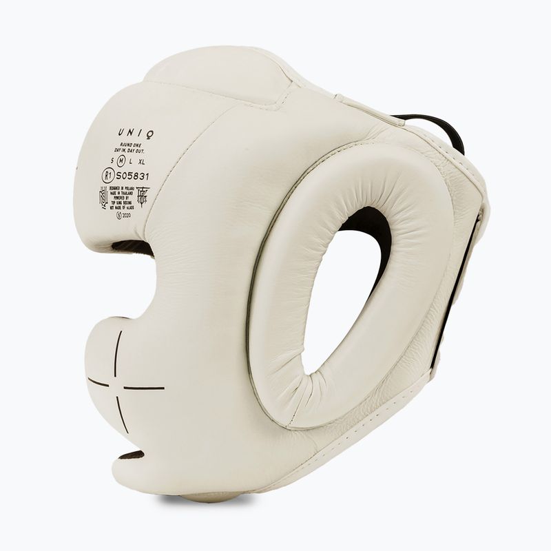Bokso šalmas UNIQ Full Coverage technical white 2