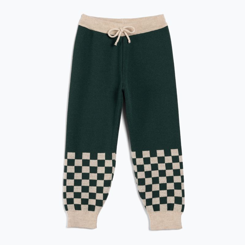 Vaikiškos kelnės KID STORY Merino green chessboard