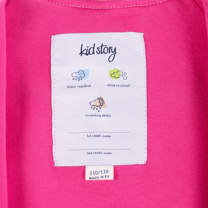 Vaikiška striukė KID STORY Bio Finishing Bomber daisy 5