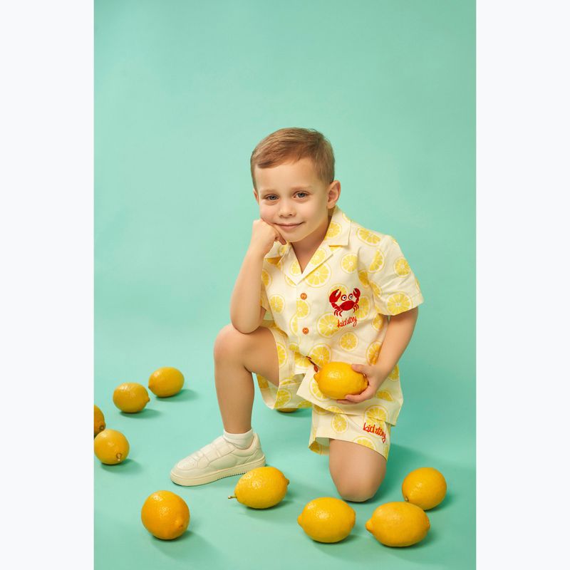 Vaikiškas komplektas KID STORY marškiniai ir šortai lime paradise 13