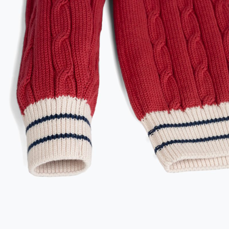 Vaikiškas megztinis KID STORY Bawełna organiczna red flaming 3