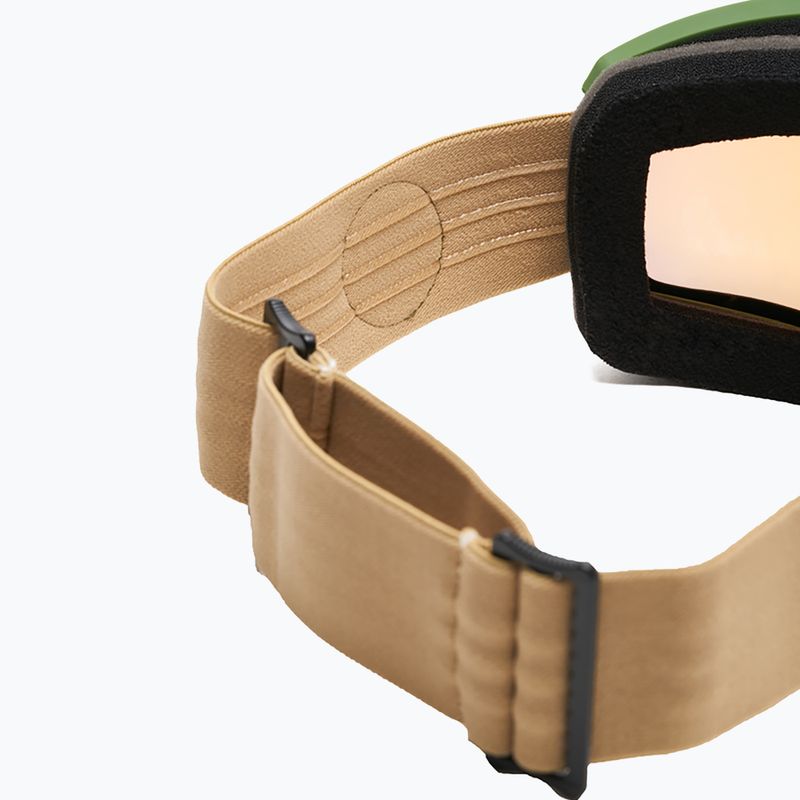 Slidinėjimo akiniai IMX Peak green matte/sand/gold iridium/brown 5