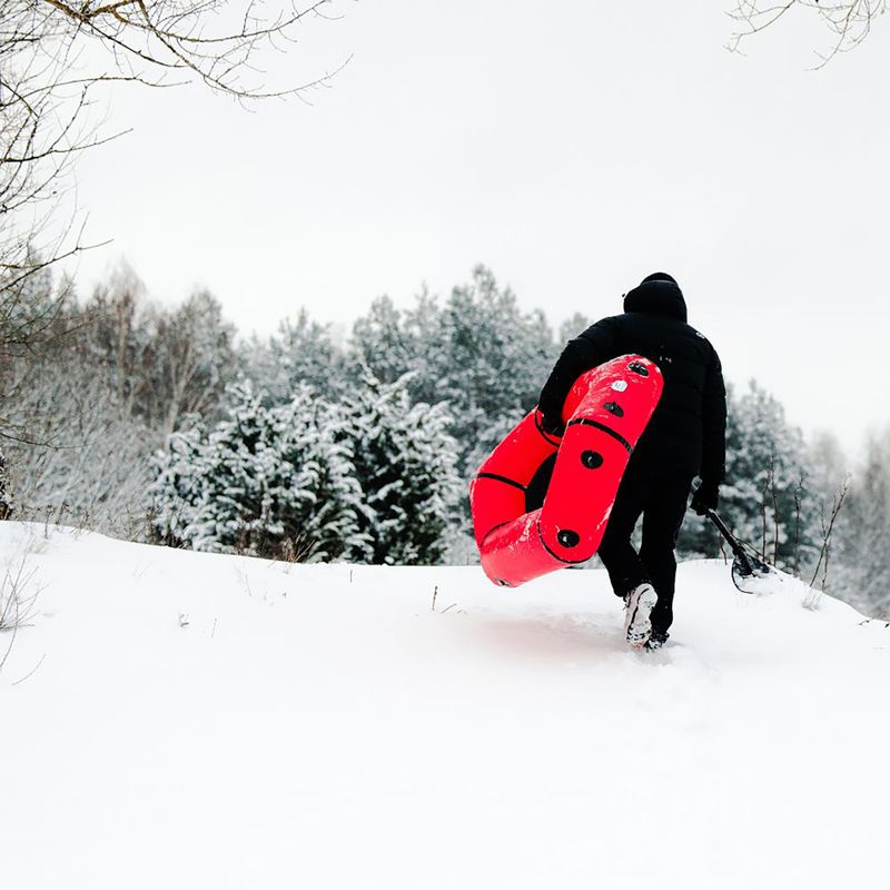 Atviras pontonas Pinpack Packraft Opty red 5