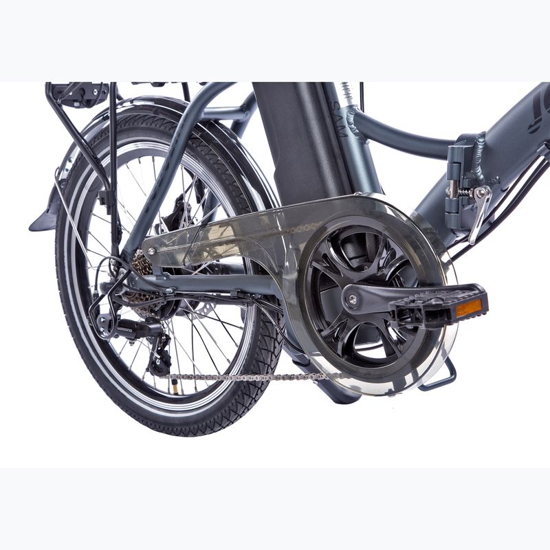 Elektrinis dviratis JOBOBIKE Sam 36V 13Ah 468Wh pilkas 12