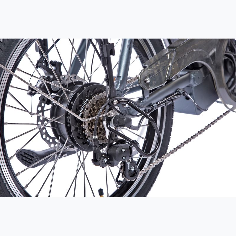 Elektrinis dviratis JOBOBIKE Sam 36V 13Ah 468Wh pilkas 15
