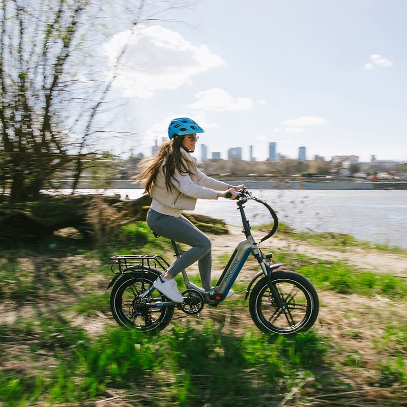 Elektrinis dviratis JOBOBIKE Romer 48V 14Ah pilkas 3