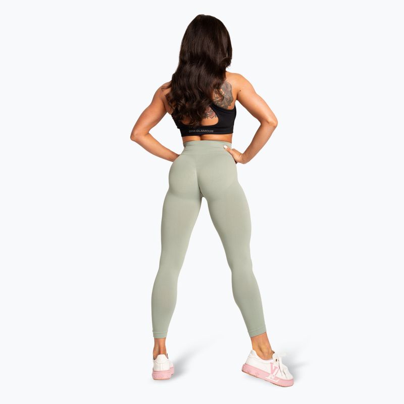 Moteriškos tamprės Gym Glamour Basic Scrunch green 4