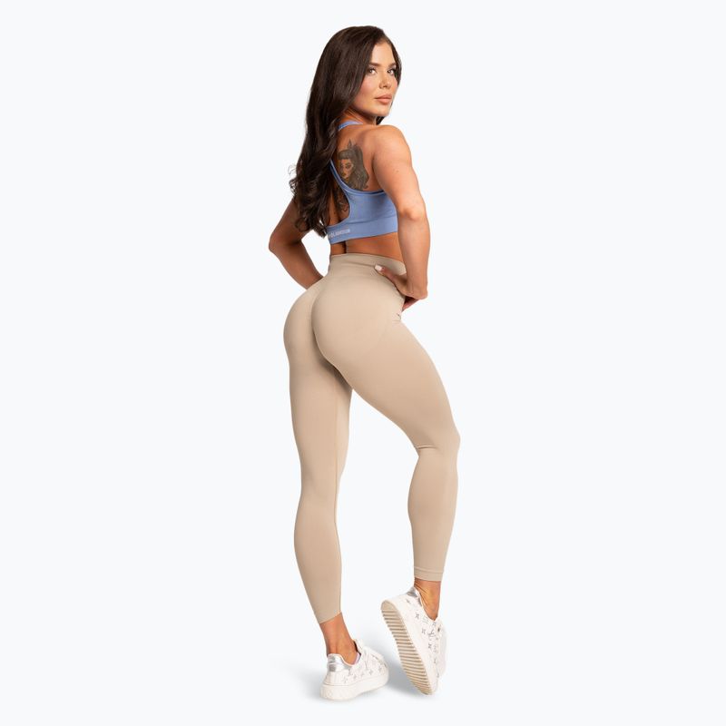 Moteriškos tamprės Gym Glamour Basic Scrunch beige 3