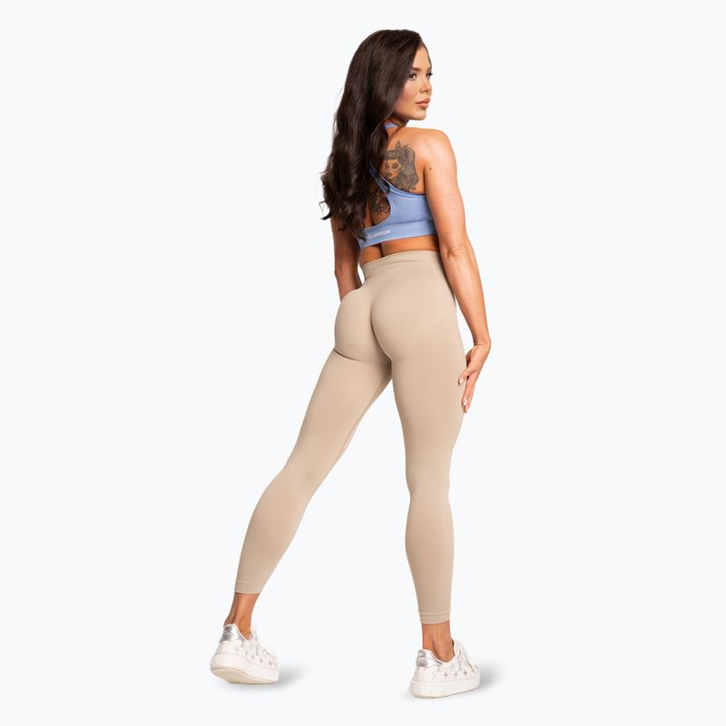 Moteriškos tamprės Gym Glamour Basic Scrunch beige 4