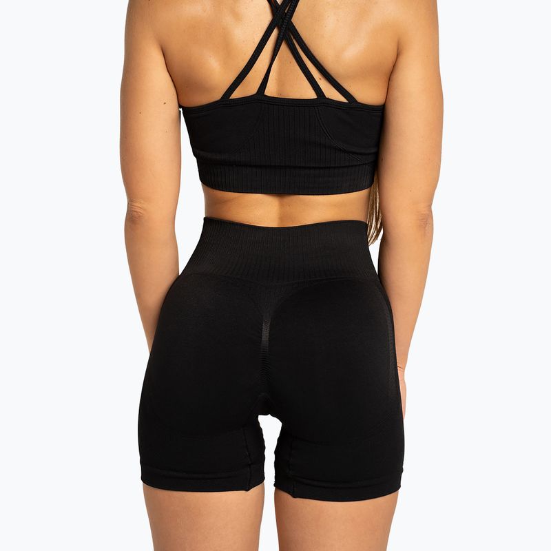 Moteriški treniruočių šortai Gym Glamour Push Up 2.0 black 4