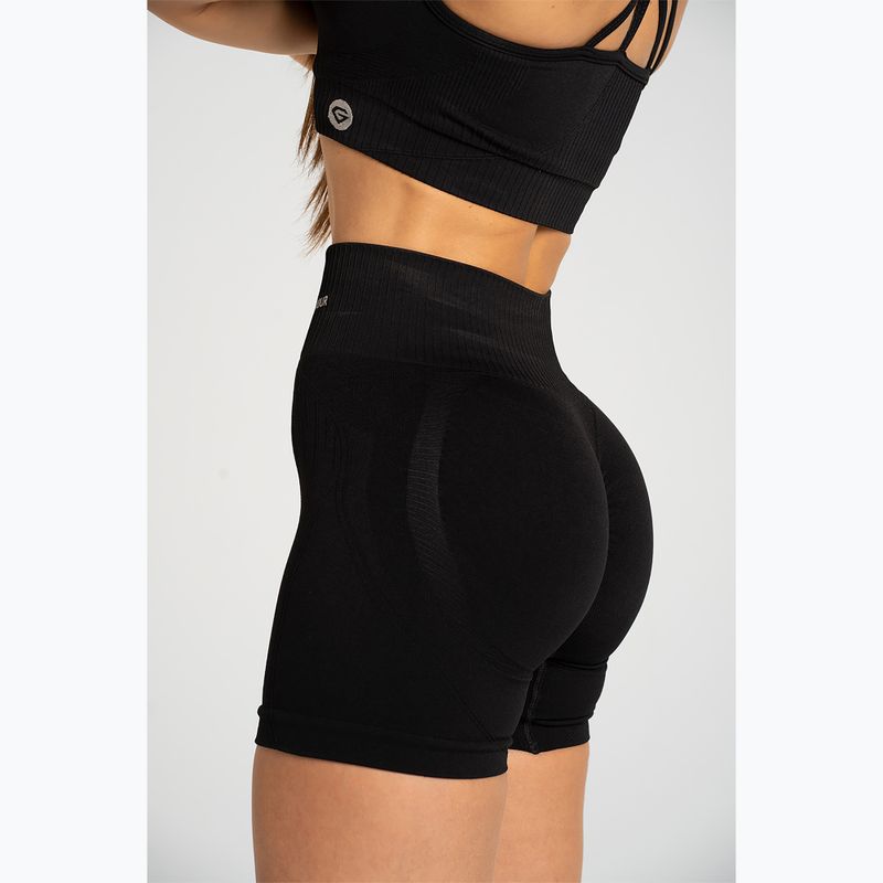 Moteriški treniruočių šortai Gym Glamour Push Up 2.0 black 5