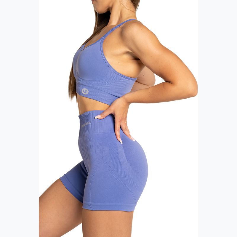 Moteriški treniruočių šortai Gym Glamour Push Up 2.0 lavender 3