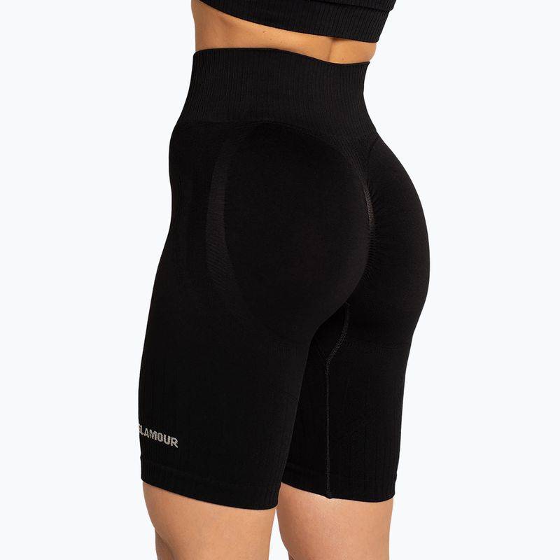 Moteriški treniruočių šortai Gym Glamour Push Up 2.0 black 5