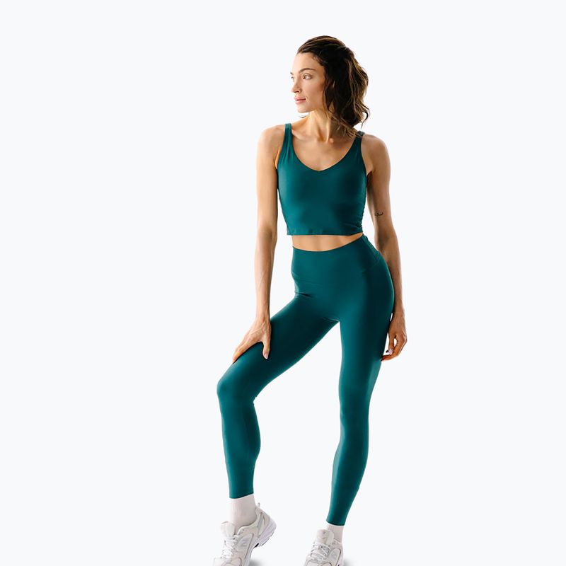 Moteriškos jogos tamprės JoyInMe Oneness Ease 7/8 black green 2