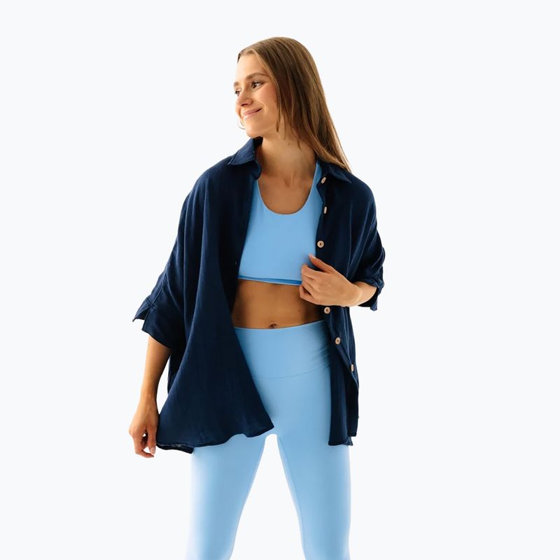 Moteriškos jogos tamprės JoyInMe Oneness Yoga 7/8 blue chia 4