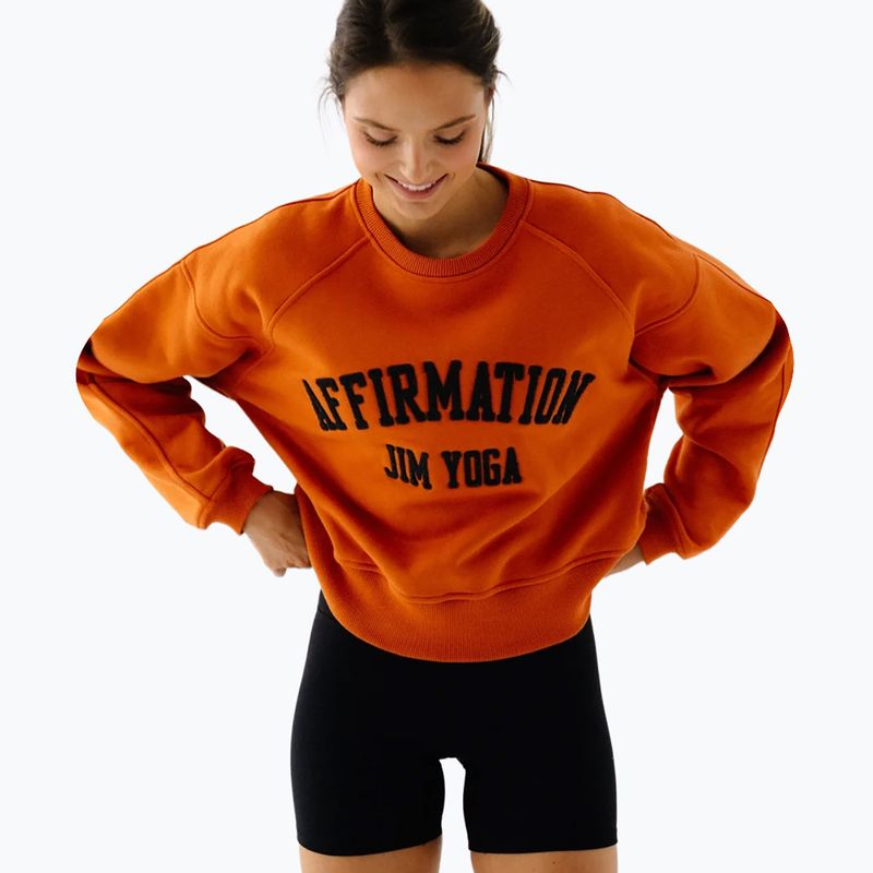 Moteriškas flisinis džemperis JoyInMe Classic Pullover pumpkin spice