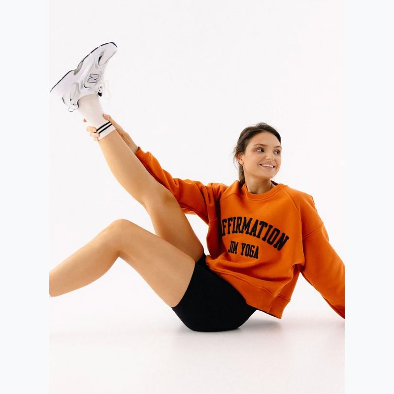 Moteriškas flisinis džemperis JoyInMe Classic Pullover pumpkin spice 5