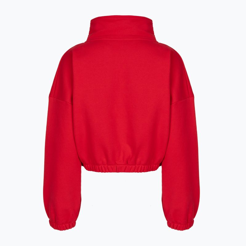 Moteriškas flisinis džemperis JoyInMe Zip Flow Sweatshirt berry crash 2