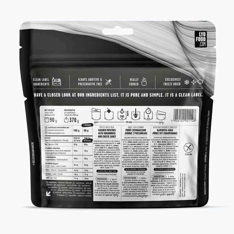 Liofilizuotas maistas LYOFOOD Mash & Cheese 370 g 2