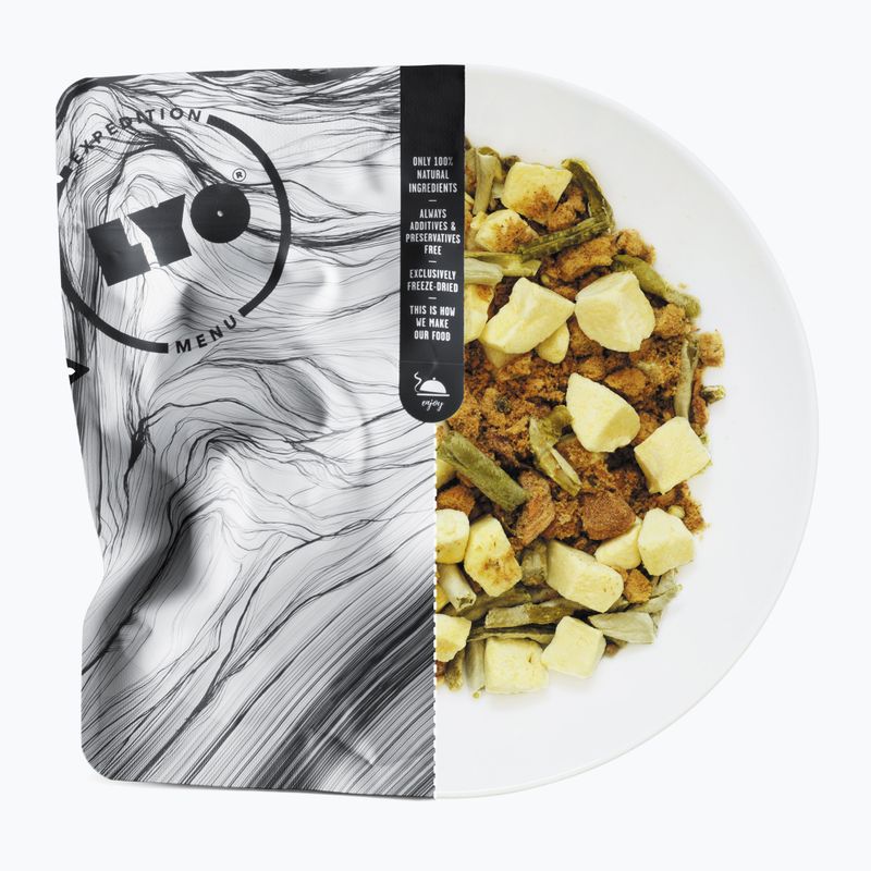Liofilizuotas maistas LYOFOOD Kiaulienos nugarinė žaliuosiuose pipiruose 500 g 3