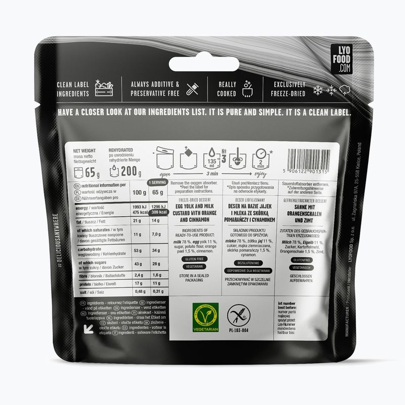 Liofilizuotas maistas LYOFOOD Katalonų kremas 200 g 2