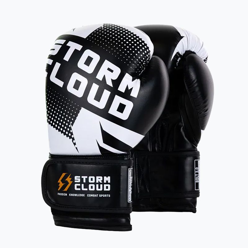 Bokso pirštinės StormCloud Bolt 3.0 black/white 2