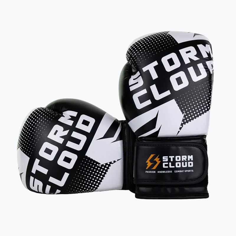 Bokso pirštinės StormCloud Bolt 3.0 black/white 3