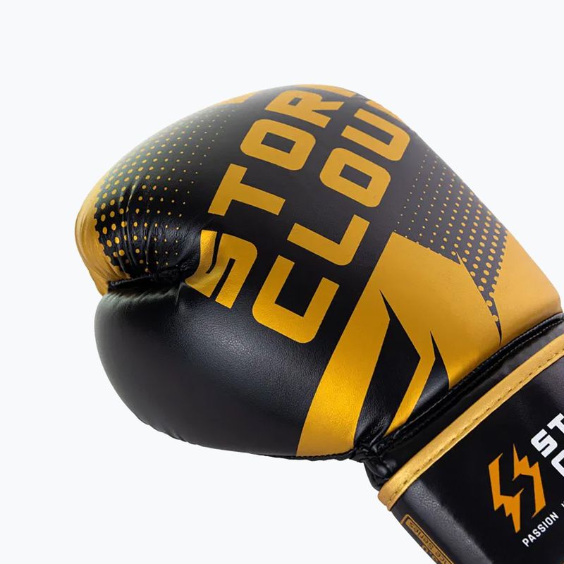 Bokso pirštinės StormCloud Bolt 3.0 black/gold 6