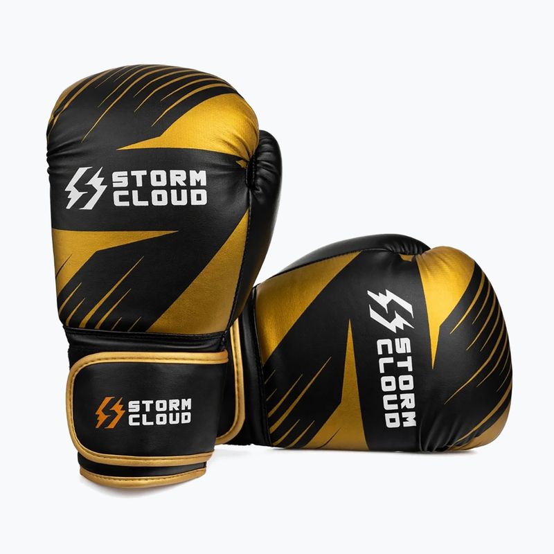 Bokso pirštinės StormCloud Lynx 2.0 black/gold 3