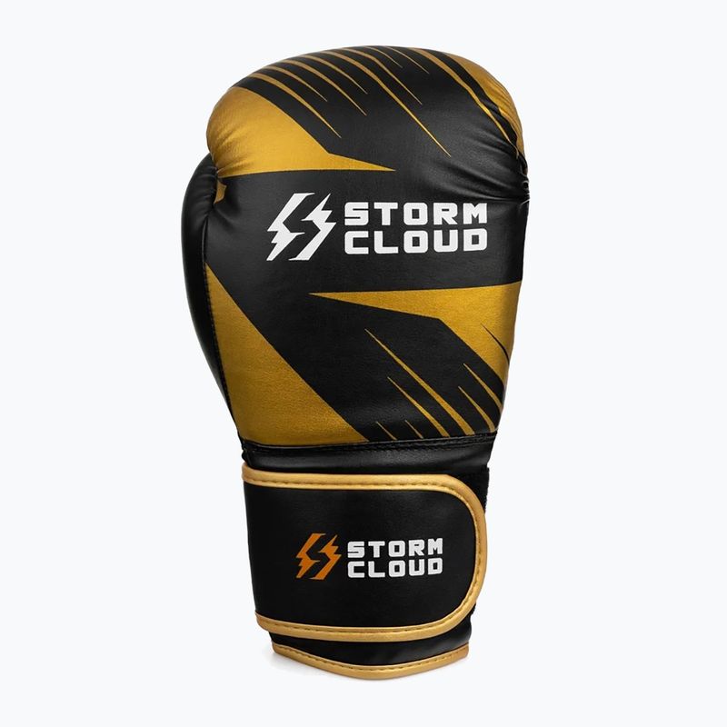 Bokso pirštinės StormCloud Lynx 2.0 black/gold 4