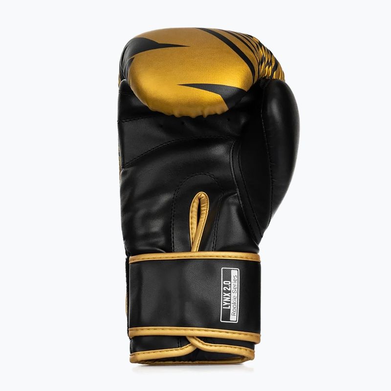 Bokso pirštinės StormCloud Lynx 2.0 black/gold 5