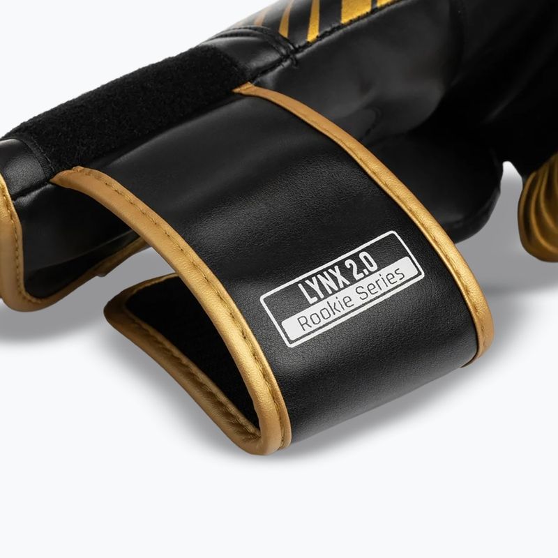 Bokso pirštinės StormCloud Lynx 2.0 black/gold 9