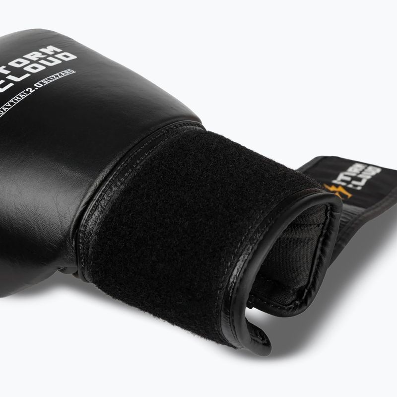 Bokso pirštinės StormCloud Muay Thai Blizzard 2.0 black/white 6
