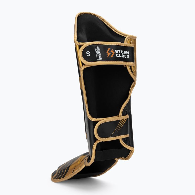 Kulkšnies ir blauzdų apsaugos StormCloud Lynx 2.0 black/gold 3