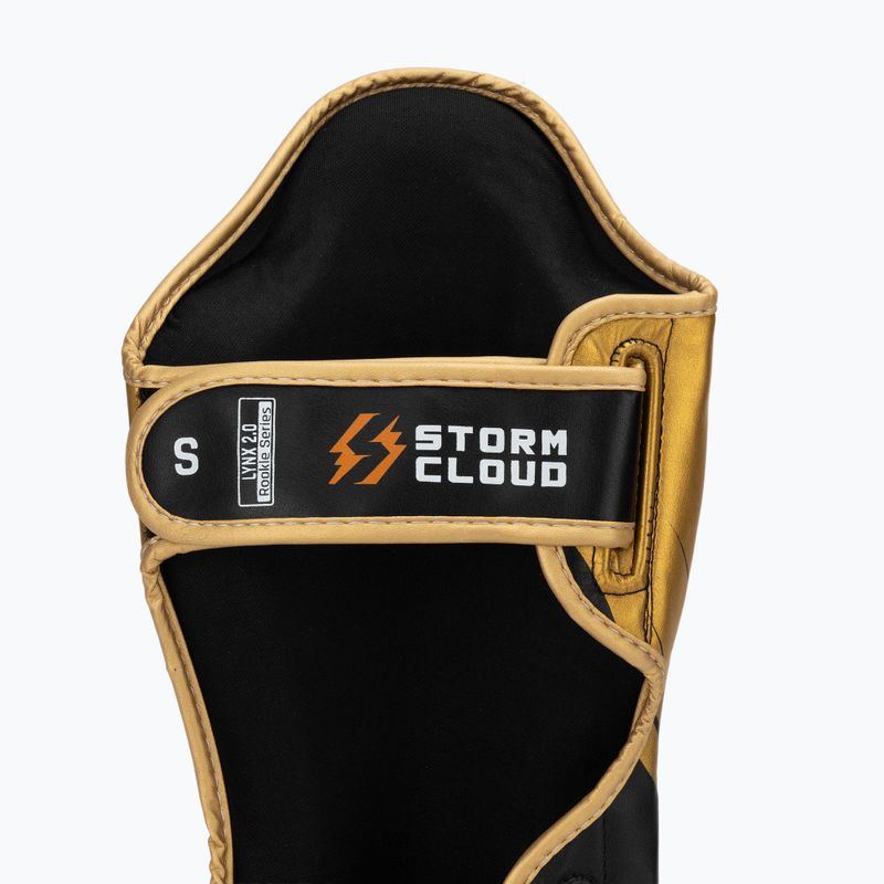 Kulkšnies ir blauzdų apsaugos StormCloud Lynx 2.0 black/gold 7