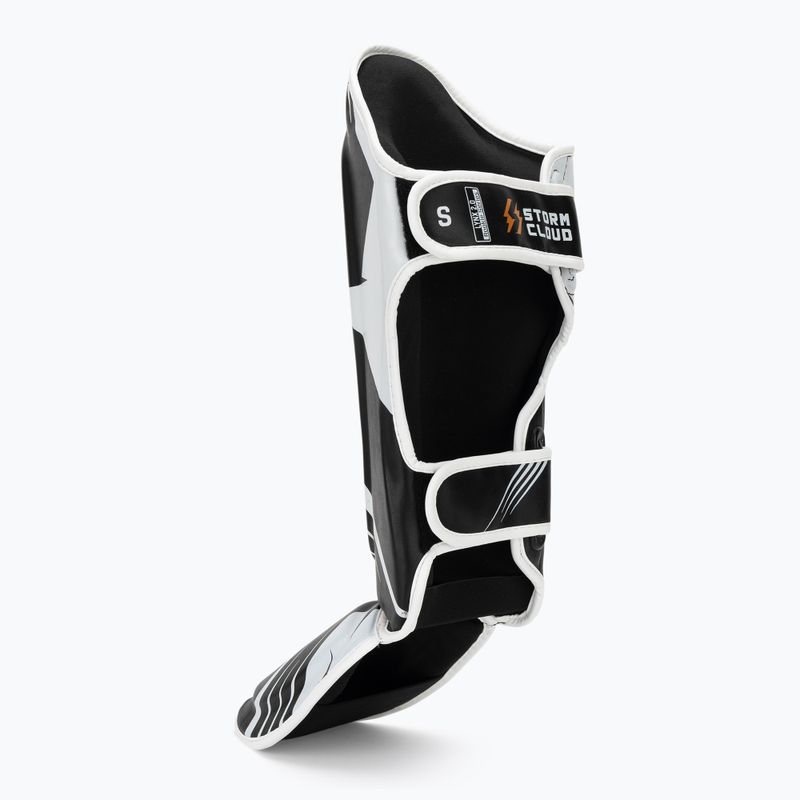 Kulkšnies ir blauzdų apsaugos StormCloud Lynx 2.0 black/white 3