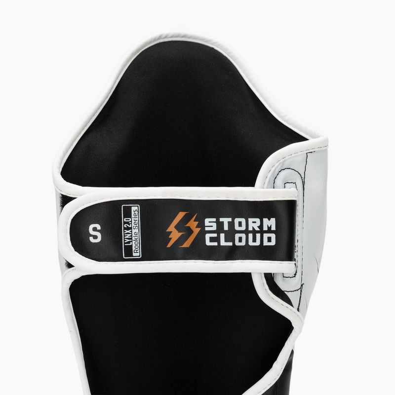 Kulkšnies ir blauzdų apsaugos StormCloud Lynx 2.0 black/white 7
