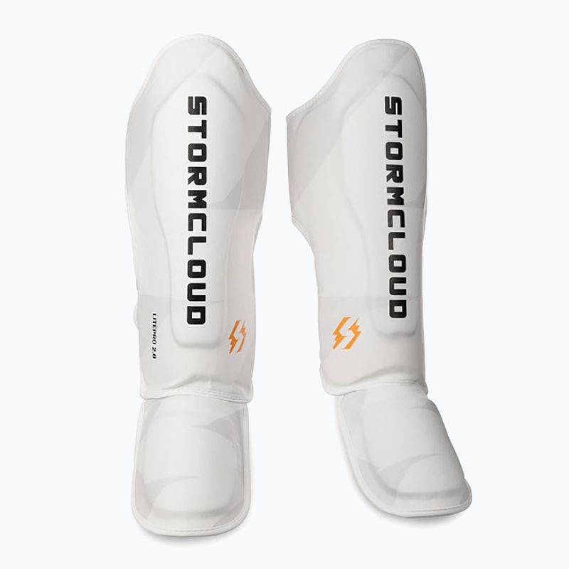 Kulkšnies ir blauzdų apsaugos StormCloud Lite 2.0 white/black