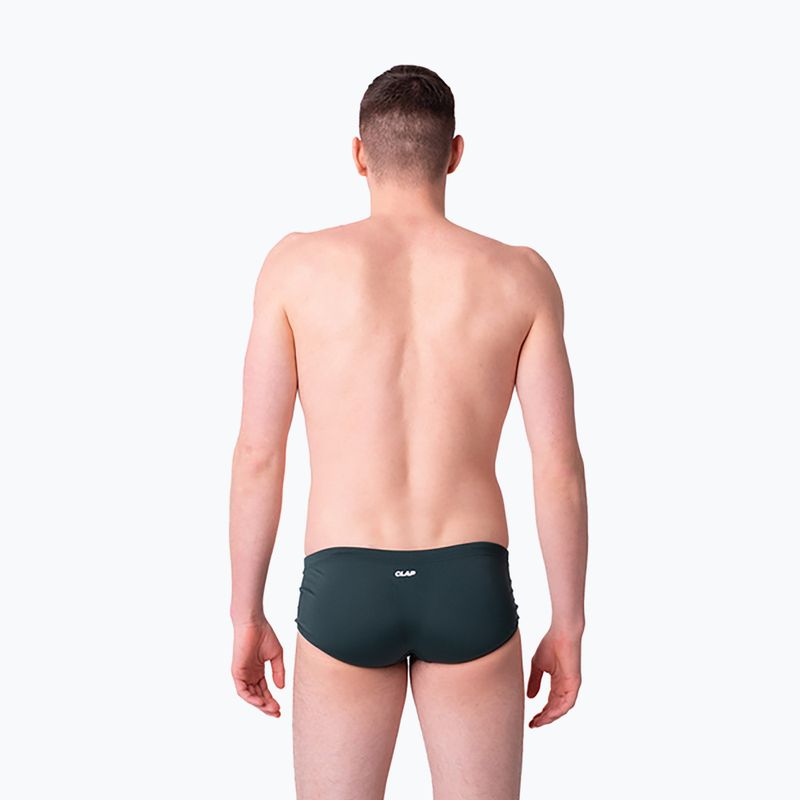 Vyriški maudymosi bokseriai CLap Slipy forest green 2