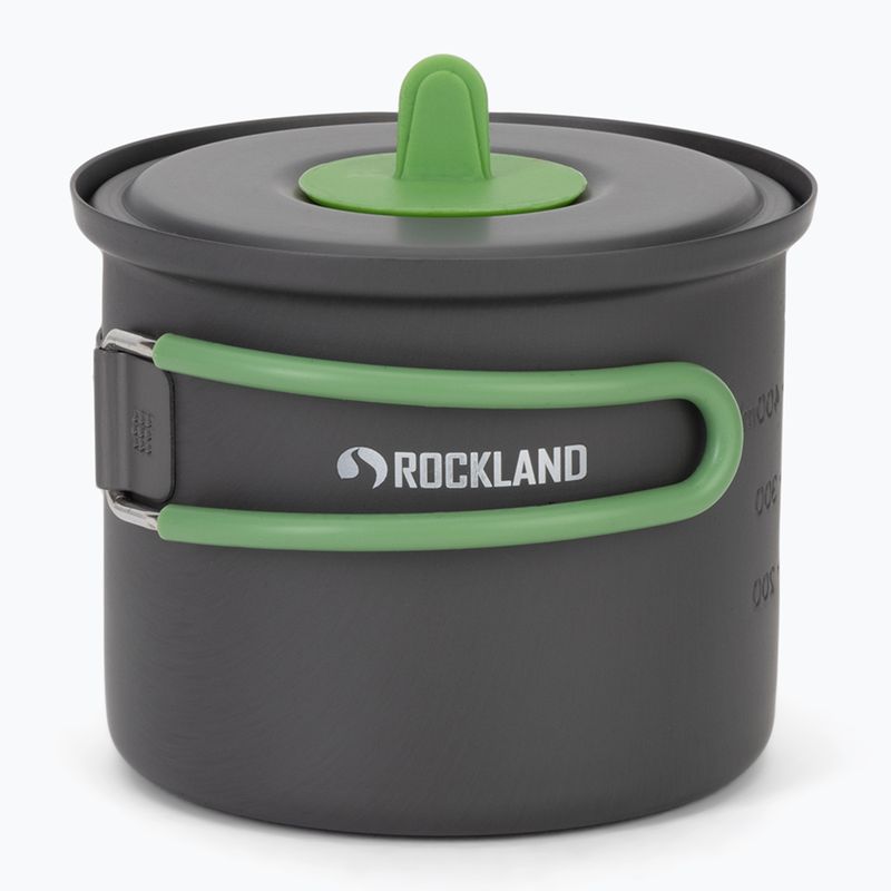 Turistinis puodas Rockland Travel Light 0,6 l grey/orange