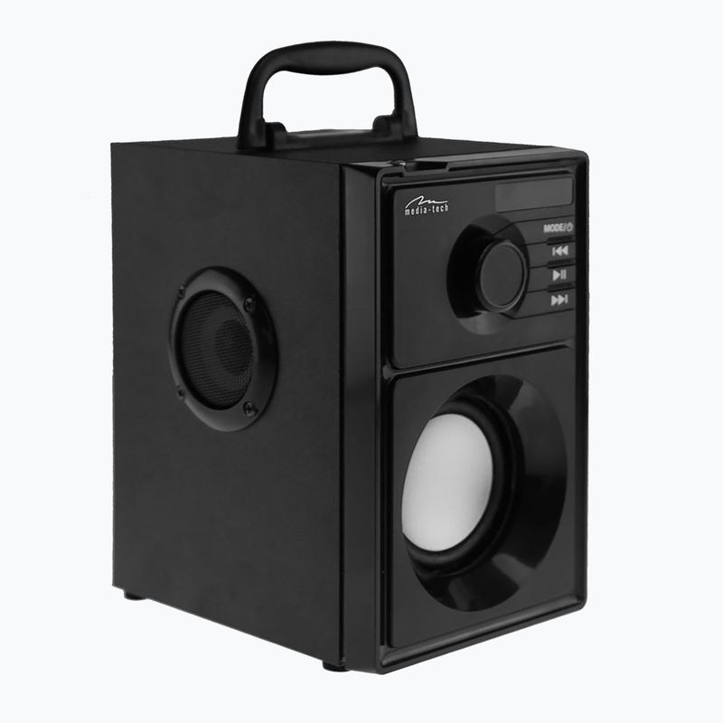 Mobilus garsiakalbis Media-Tech Boombox Silver juodas/sidabrinis 3