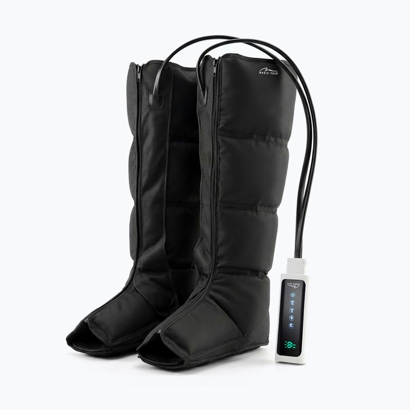 Limfinis kojų masažuoklis Media-Tech Air Compression Lymphatic Drainage black