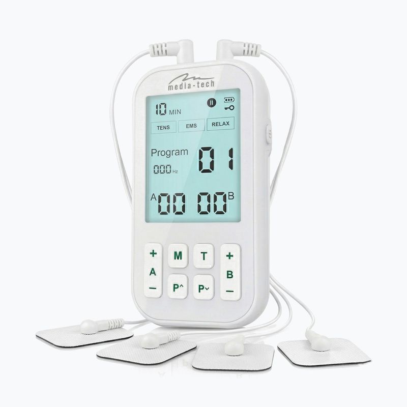 Masažuoklis Media-Tech Tens/Ems Physiotherapy white