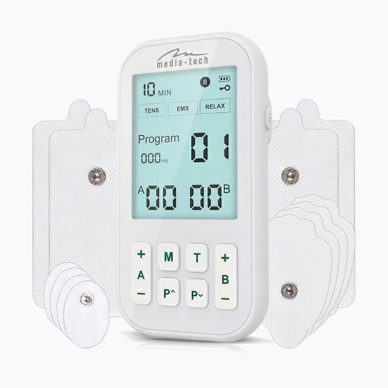 Masažuoklis Media-Tech Tens/Ems Physiotherapy white 7