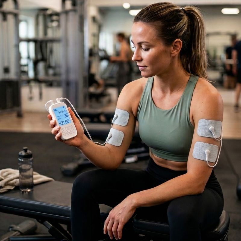 Masažuoklis Media-Tech Tens/Ems Physiotherapy white 12