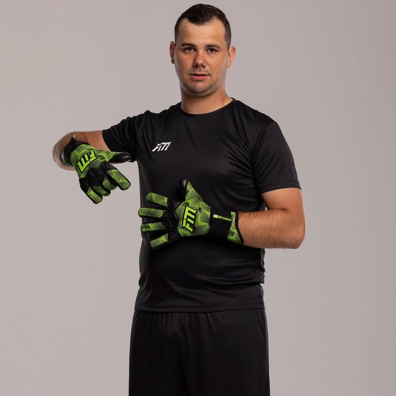 Vartininko pirštinės Football Masters Varis X Pro NC black/green 2