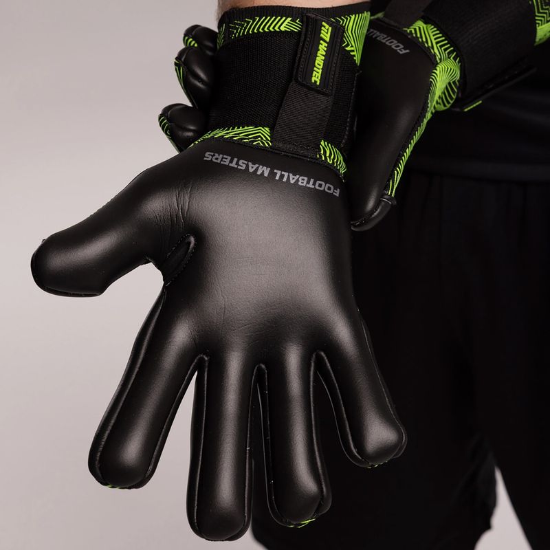 Vartininko pirštinės Football Masters Varis X Pro NC black/green 3