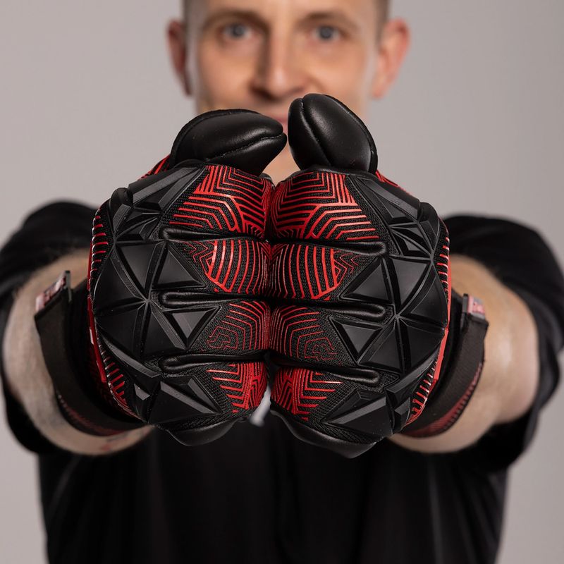 Vartininko pirštinės Football Masters Varis X Pro NC black/red 6