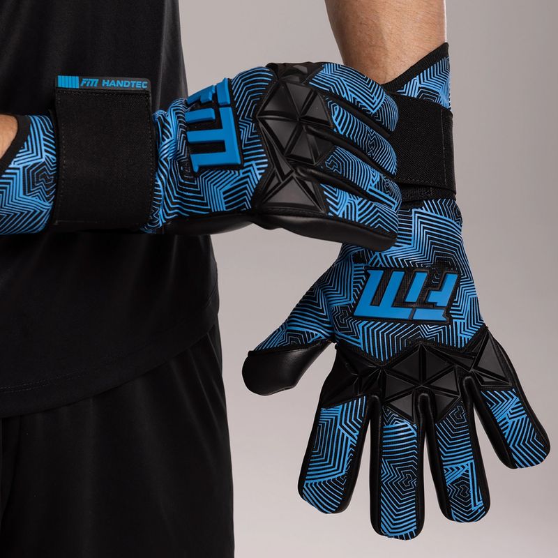 Vartininko pirštinės Football Masters Varis X Pro NC black/blue 5